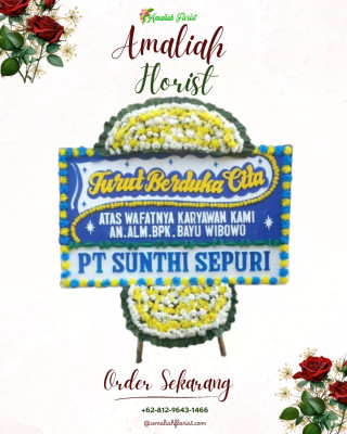 Papan Bunga Duka di Bojongsawah