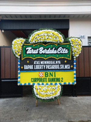 Papan Bunga Duka di Bojongsawah