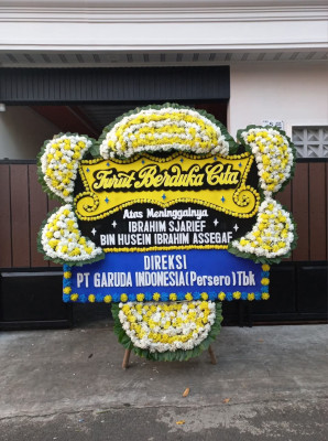 Papan Bunga Duka di Bojongsawah