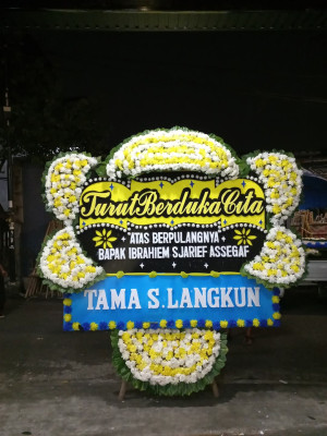 Papan Bunga Duka di Bojongsawah