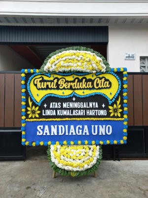 Papan Bunga Duka di Bojongsawah